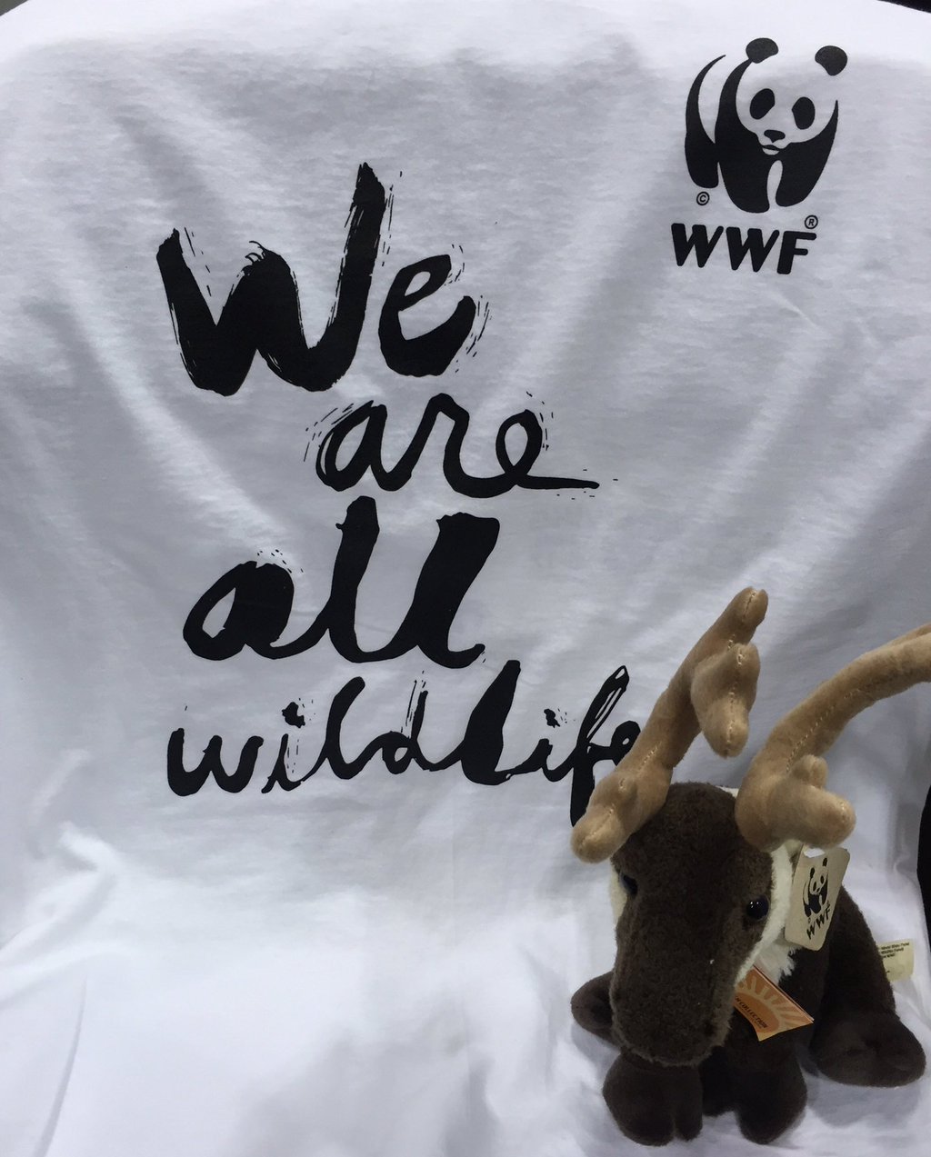 Custom t-shirt for World Wildlife Fund organization printed for the CN Tower climb.