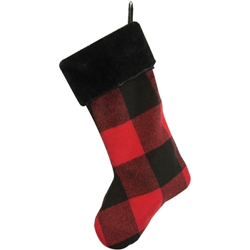 Custom plaid stocking for the perfect Christmas gift for staff, students, corporate offices.