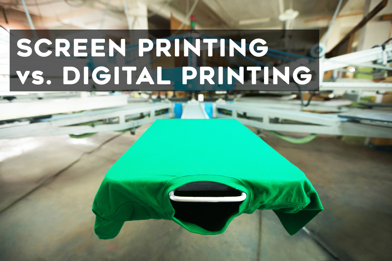 What Is The Difference Between Digital Print And Screen Print For Your Custom T-Shirts?