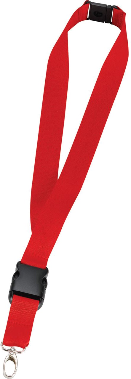 Keychain lanyards used for trade shows and custom promotional products as giveaways.