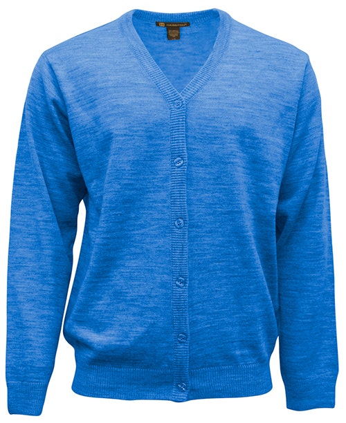 Entripy top work pick is a blue custom sweater that can be embroidered with customer's customized logo. 