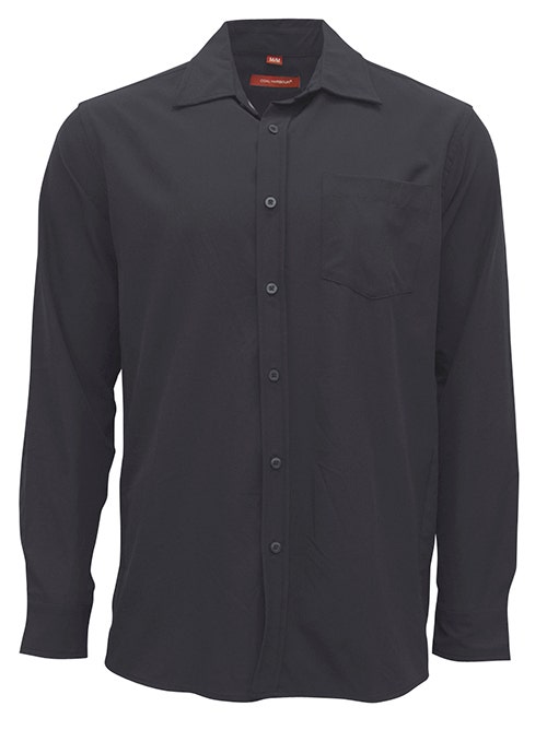 Entripy's top work pick for custom shirts. This black collard shirt is ideal to customize with logo for employees.