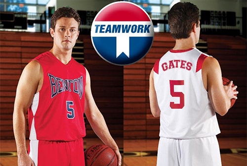 Printing locations with the most exposure on custom jerseys for schools and teams.