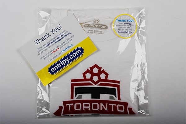 Using custom t-shirts as freebies for promotional giveaways.